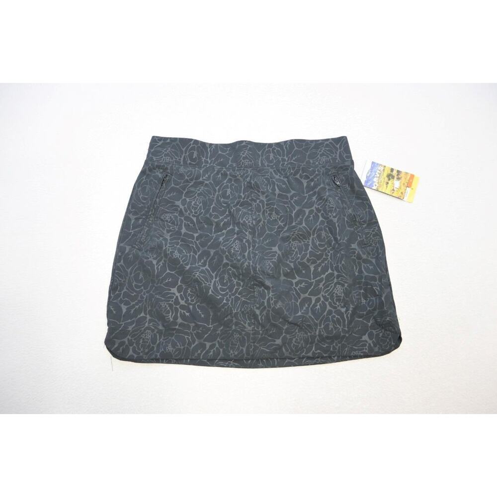 Orvis Travel Skirt Skort Black Athletic Tennis Stretch Lined Womens Sz Small NWT
